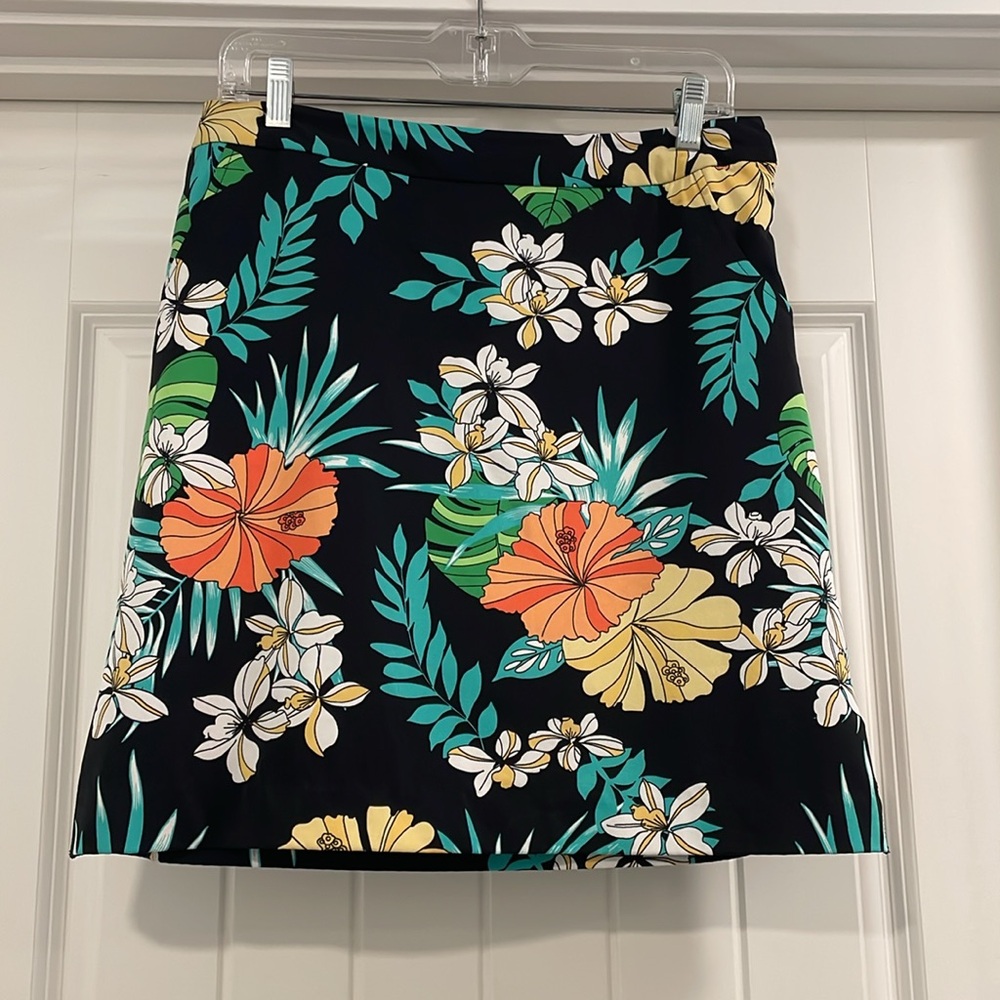 Monterey Club Floral Skirt with Built-in Shorts
